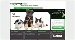 Desktop Screenshot of helpucover.co.uk